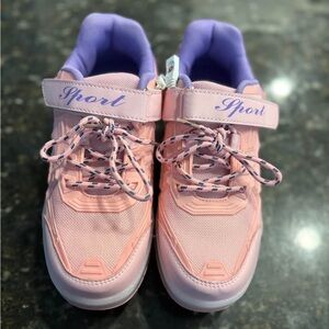 Kids Skate Sneakers in Pink and Purple